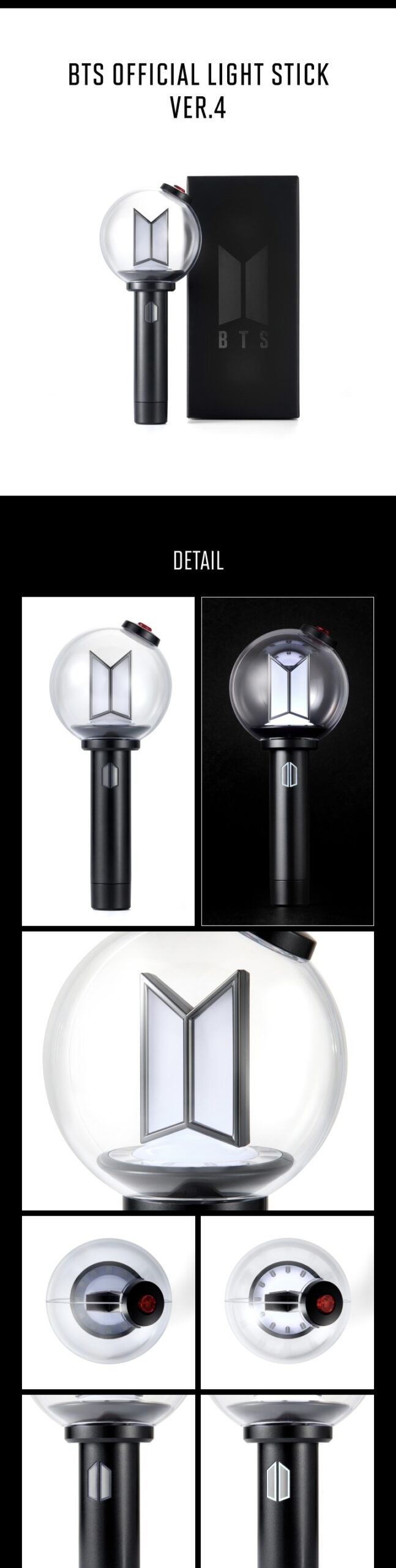 BTS OFFICIAL LIGHT STICK VER.4 - Зображення 2